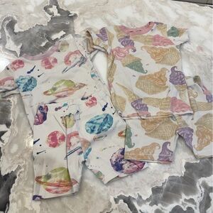 Burt's Bees Girls Pajama Bundle - 4 Sets